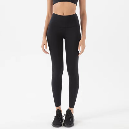 Nylon Leggings Women'S Pants Yoga Sport Fitness Gym High Waist Elastic Breathable Leggings for Fitness Womens Clothing