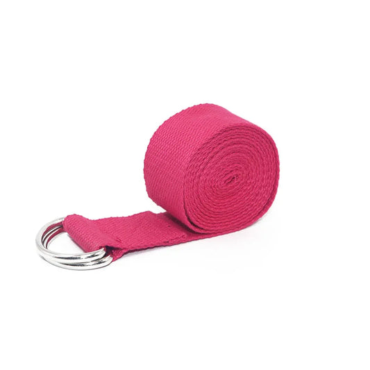 New Multi-Colors Women Yoga Stretch Strap D-Ring Belt Fitness Exercise Gym Rope Figure Waist Leg Resistance Fitness Band